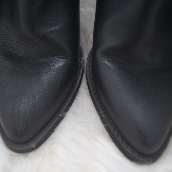 ZODIAC Women's Black Tall Heeled Boots Size 9 Dion Knee High - Picture 6 of 11